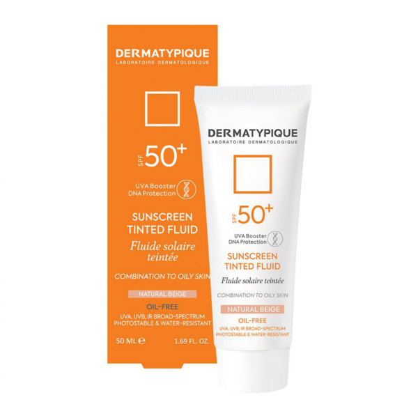 ضد آفتاب رنگی پوست چرب درماتیپیک +SPF50(بژطبیعی)